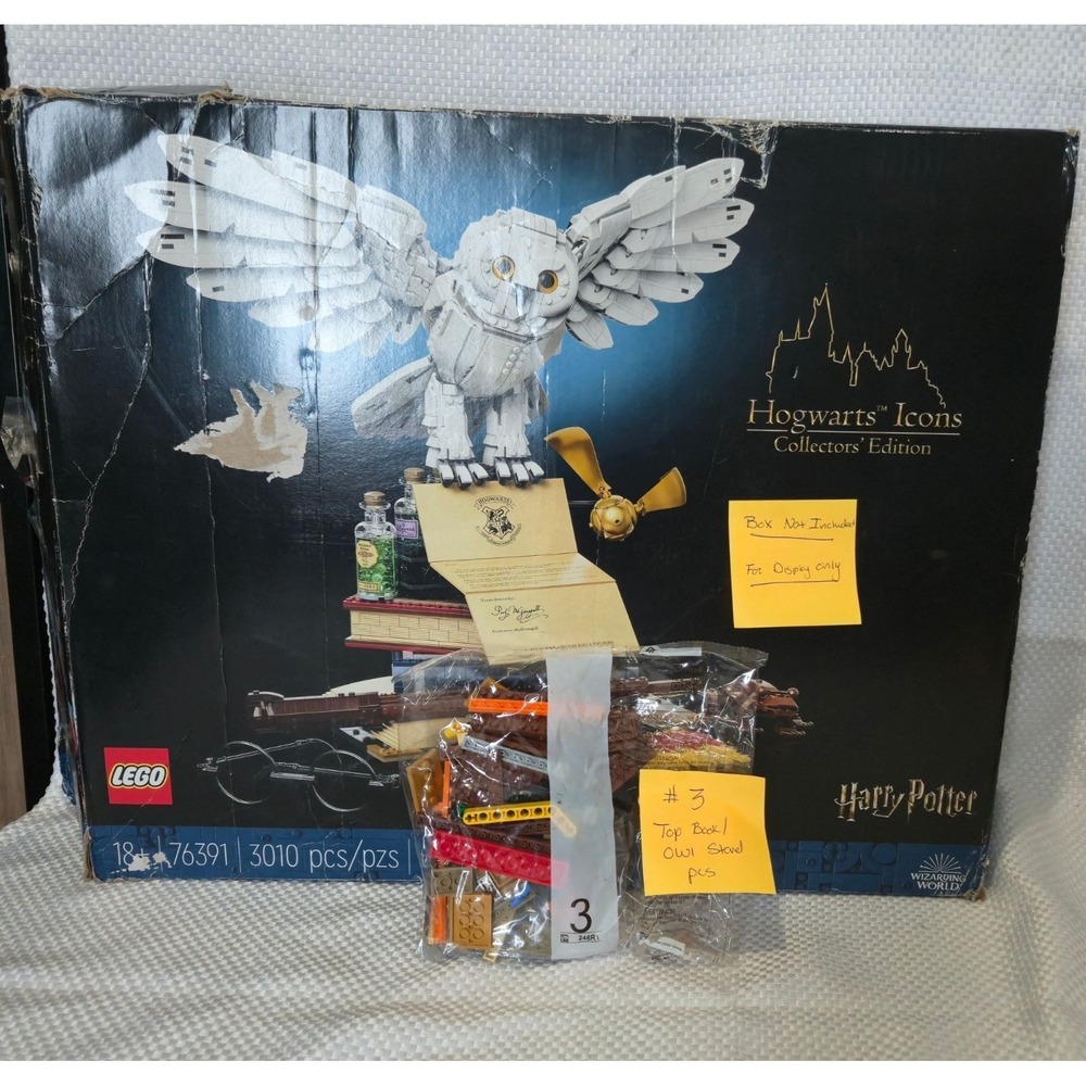 LEGO Harry Potter Hogwarts Icons 76391 Replacement Pieces Bag 3 Hedwig Stand